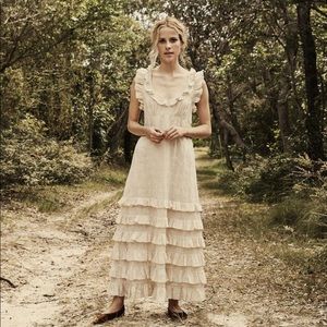 Doen Calla Dress Dove L NWOT